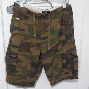 VANS camo cargo shorts